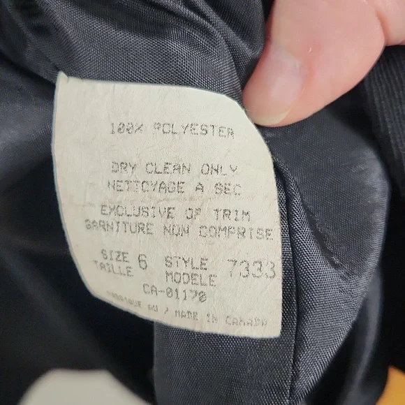 Vintage Women's Francesca Mammoliti Longline Black Blazer Jacket - Picture 5 of 14